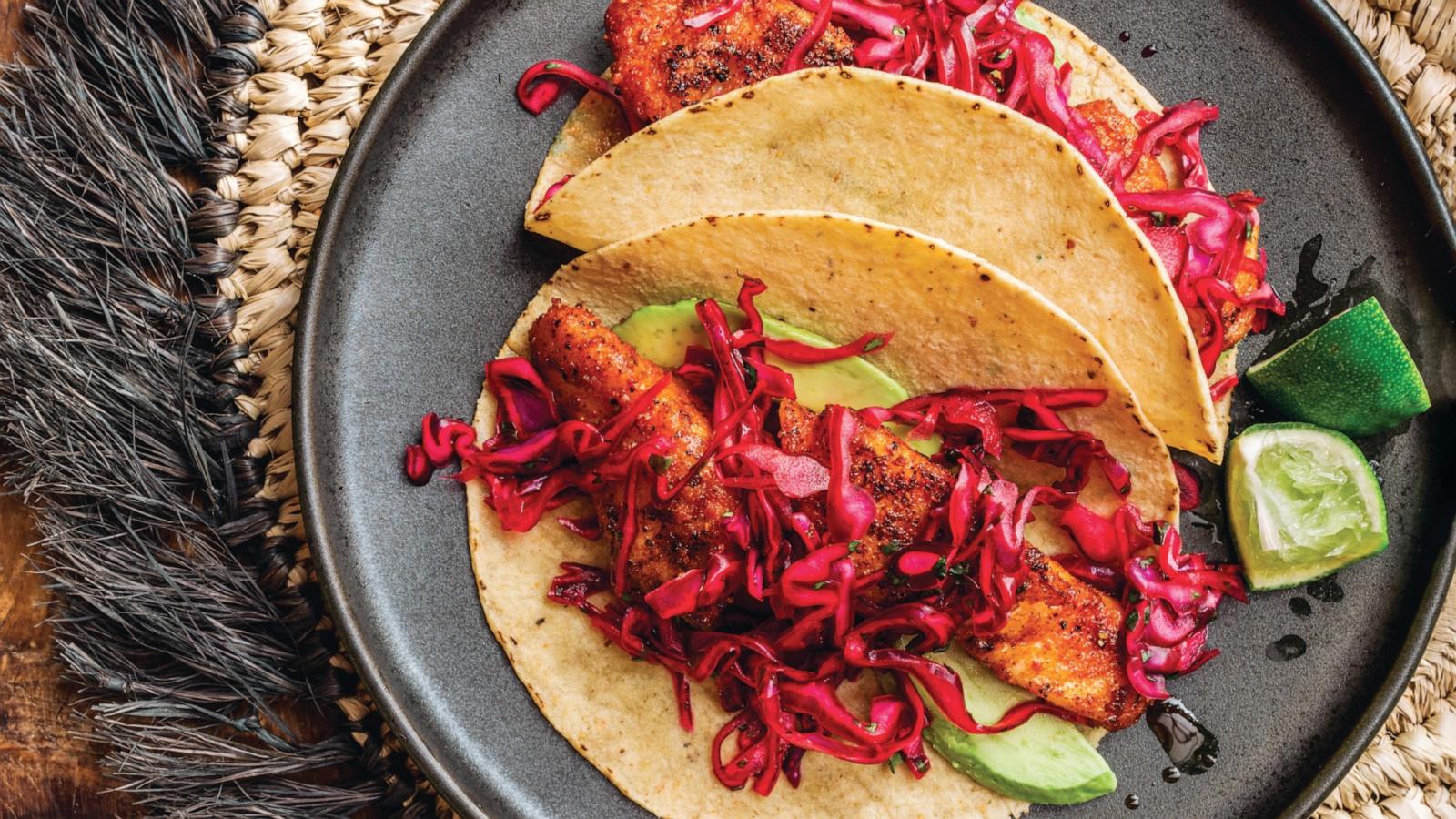 PHOTO: Dan Churchill's Lightning-Quick Fish Tacos from his cookbook, "Eat Like a Legend: Delicious, Super Easy Recipes to Perform at Your Peak."