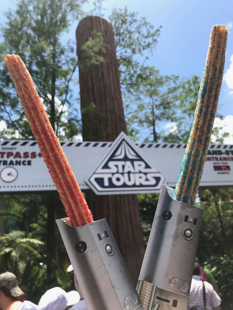 PHOTO: Lightsaber churros are now available at Disney's Hollywood Studios. 