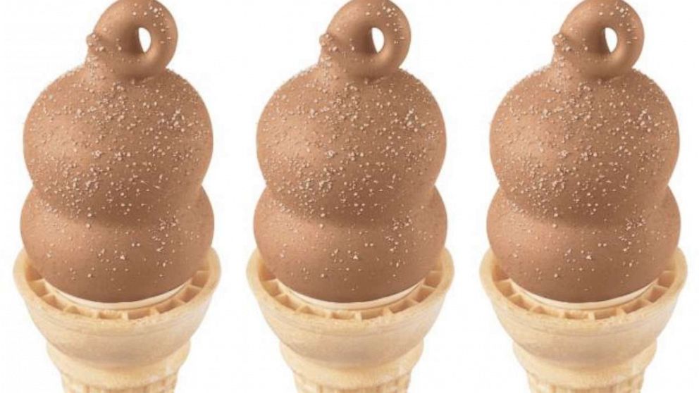 PHOTO: The new churro dipped cone from Dairy Queen.
