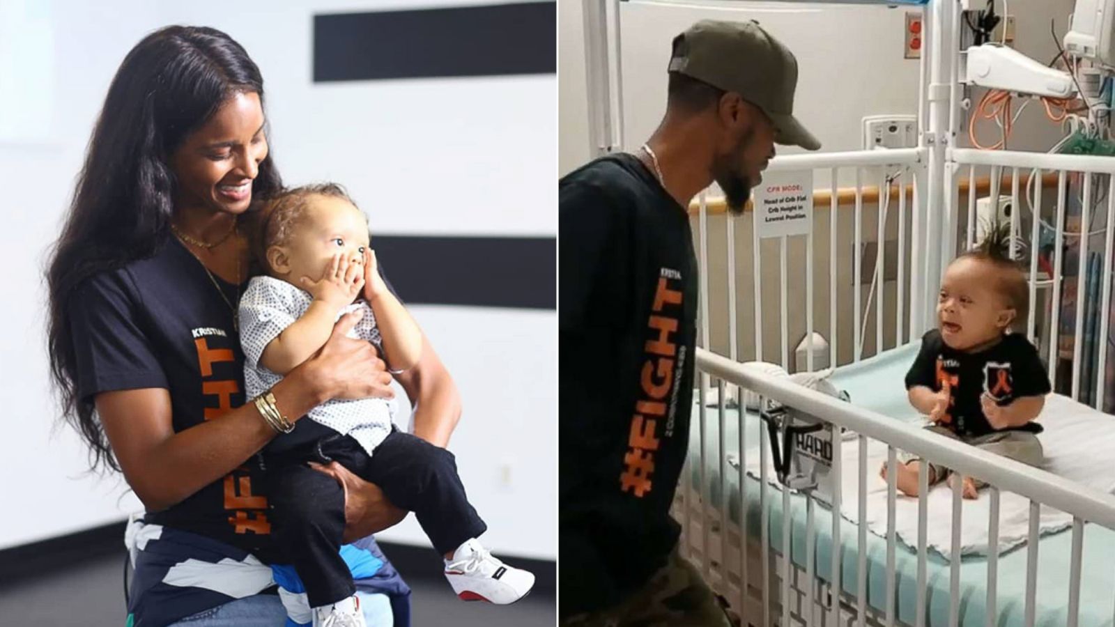 PHOTO: Ciara awared Kenny Thomas and his son Kristian the winners of her "Level Up" challenge after a video of the pair went viral on Instagram.