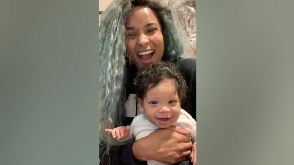 CIARA, RUSSELL WILSON, AND SON WIN POSE IN CAMPAIGN FOR GOOD DIAPERS