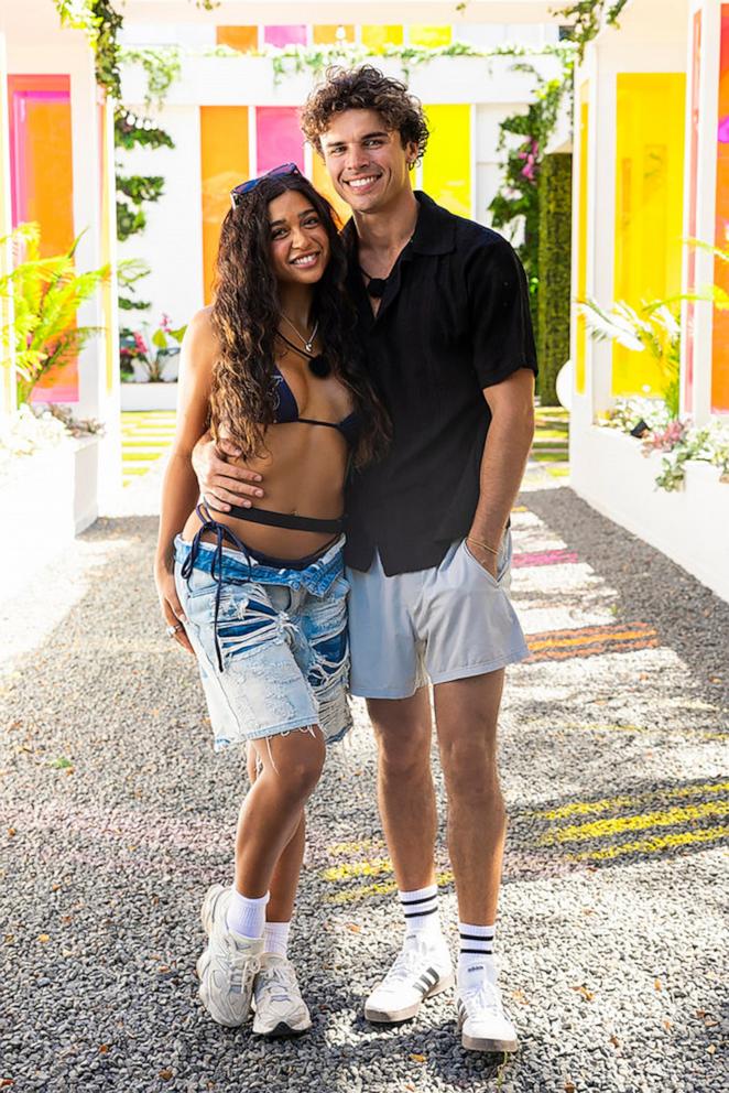 PHOTO: “Love Island USA” stars Cierra Ortega and Nicolas “Nic” Vansteenberghe appear in this photograph.