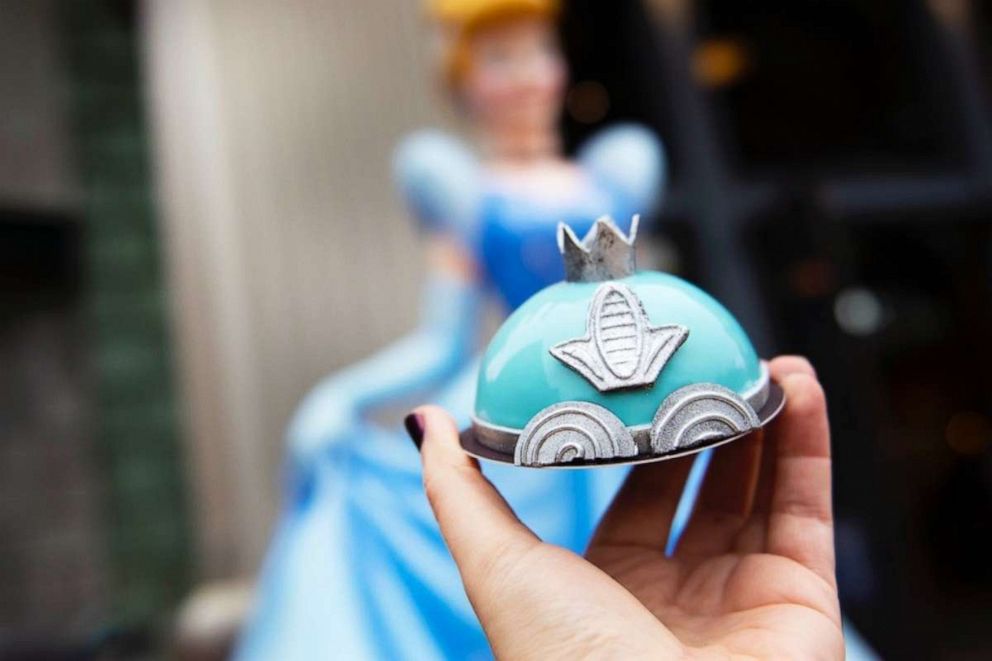 PHOTO: Cinderella’s Carriage Mini Dome Cake from Amorette’s Patisserie at Disney Springs. 