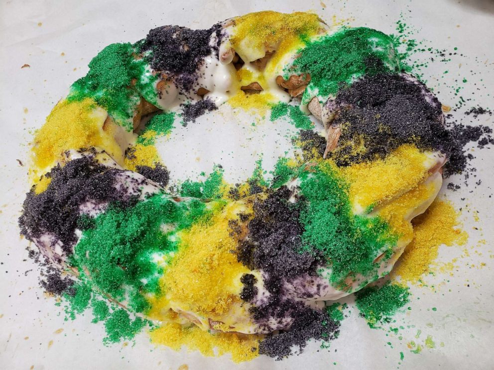 PHOTO: A classic King cake for Mardi Gras dessert.