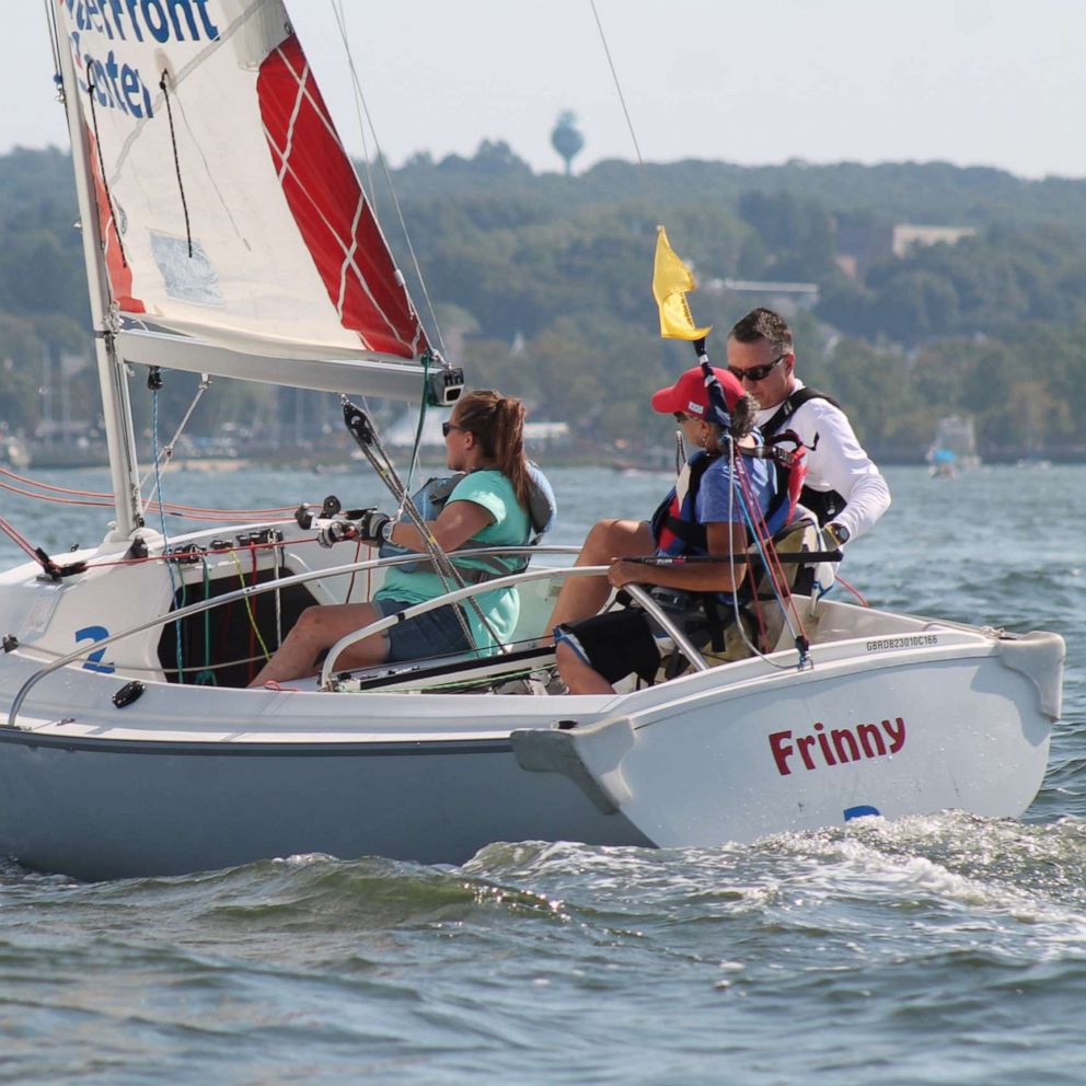 VIDEO: 'A whole new world of freedom': Sailors with disabilities compete at an elite level