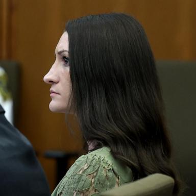 PHOTO: Defense attorney Kevin Reddington, left, and his client, Lindsay Clancy, listen to testimony during Clancy's murder trial at Plymouth Superior Court in Plymouth, Mass., Aug. 12, 2026. 
