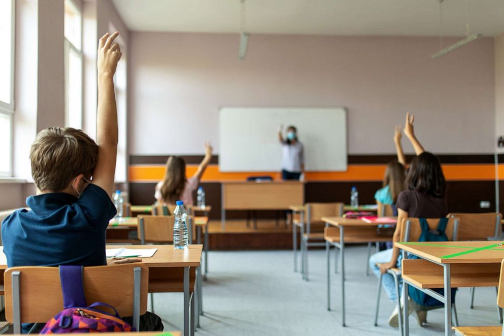 PHOTO: Students attend class in this stock photo.