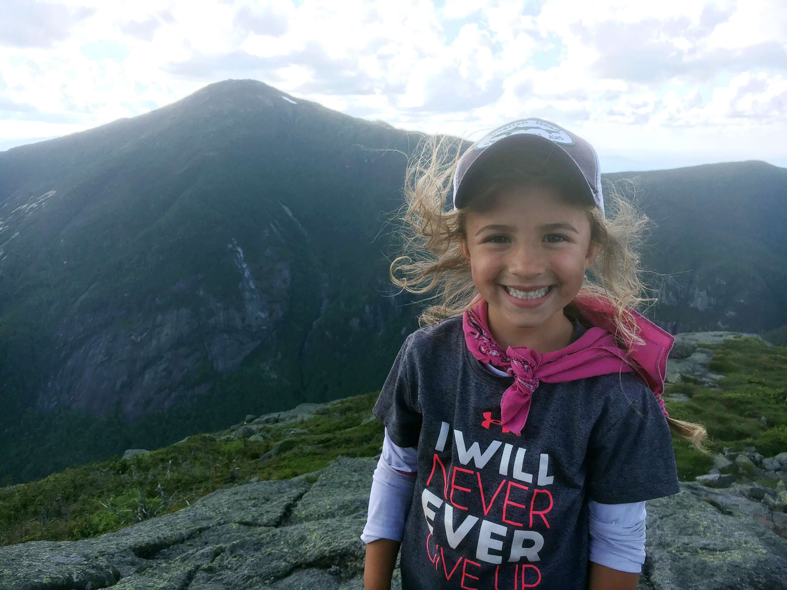 PHOTO: Maebh Nesbitt climbed all 46 high peaks in the Adirondack mountains at just 4 years old. 