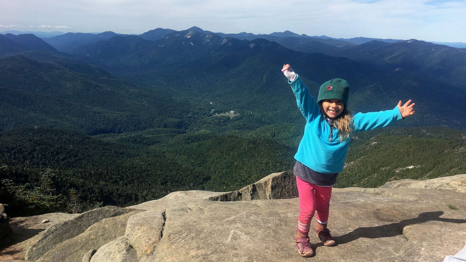 PHOTO: Maebh Nesbitt climbed all 46 high peaks in the Adirondack mountains at just 4 years old.