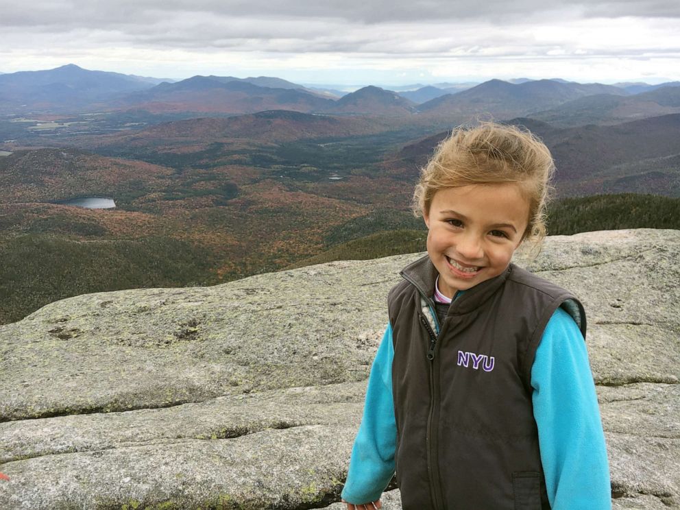 PHOTO: Maebh Nesbitt climbed all 46 high peaks in the Adirondack mountains at just 4 years old. 