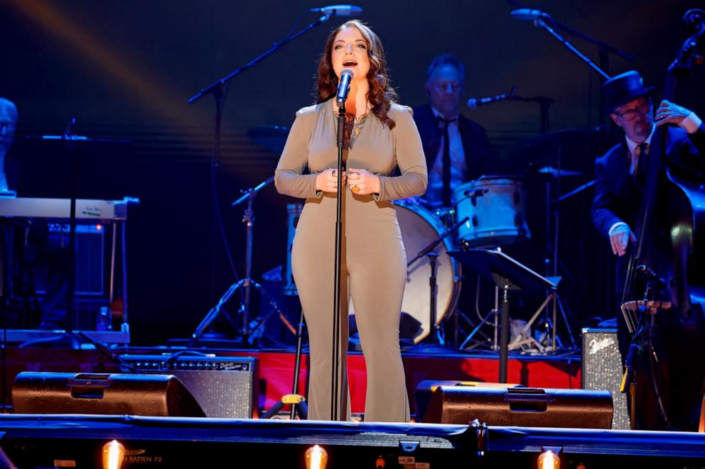 PHOTO: Ashley McBryde performs onstage during Walkin' After Midnight: The Music Of Patsy Cline, April 22, 2024 in Nashville, Tenn.