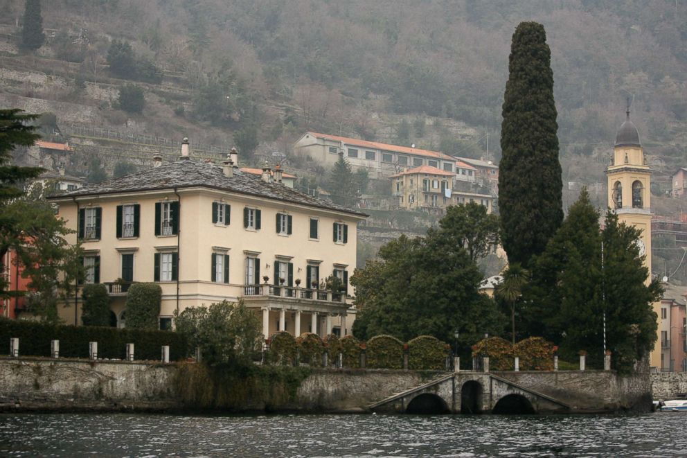PHOTO: George Clooney's Italian house, Villa Oleandra, is situated on Lake Como's south-western shores, in Laglio, March 18, 2006. 