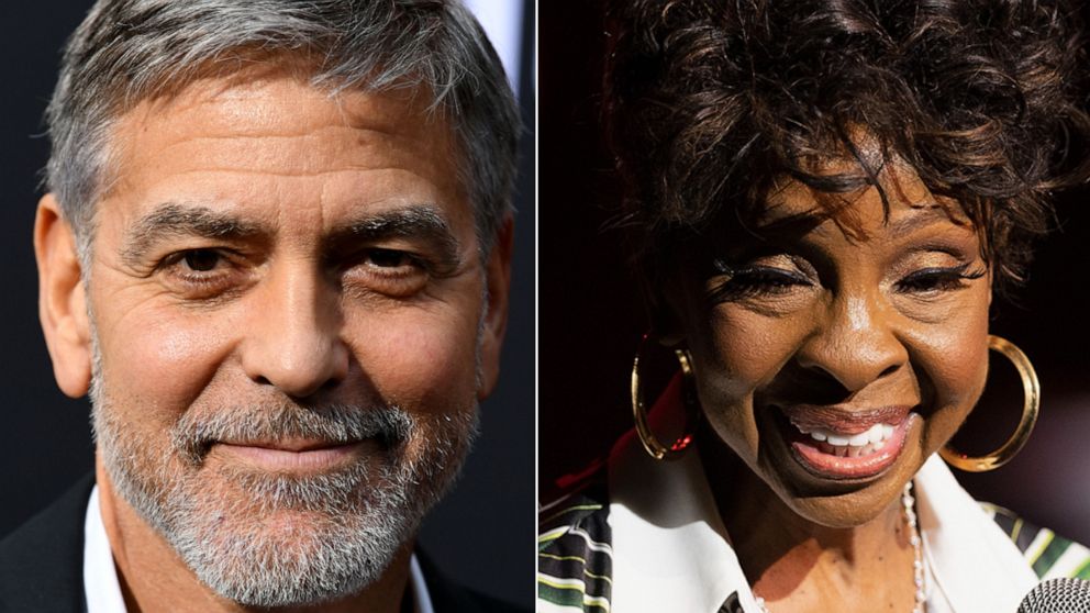 PHOTO: George Clooney at TCL Chinese Theatre on May 7, 2019 in Hollywood, Calif. | Gladys Knight performs on June 29, 2022 in London.