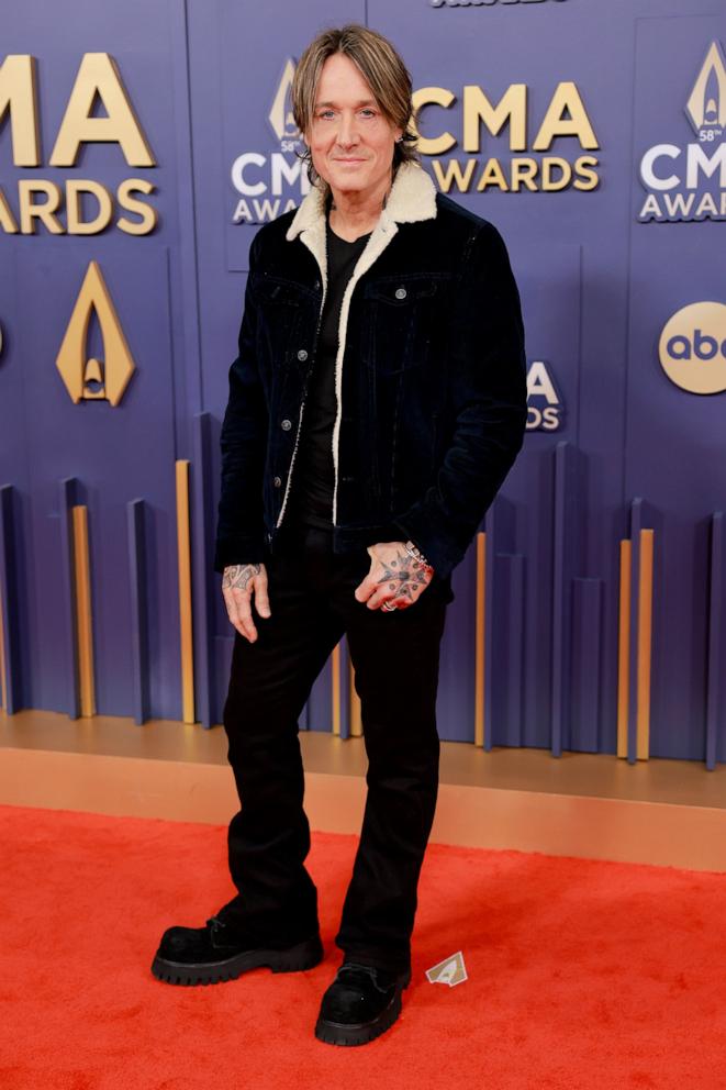 PHOTO: Keith Urban attends The 58th Annual CMA Awards at Music City Center, Nov. 20, 2024, in Nashville, Tenn.