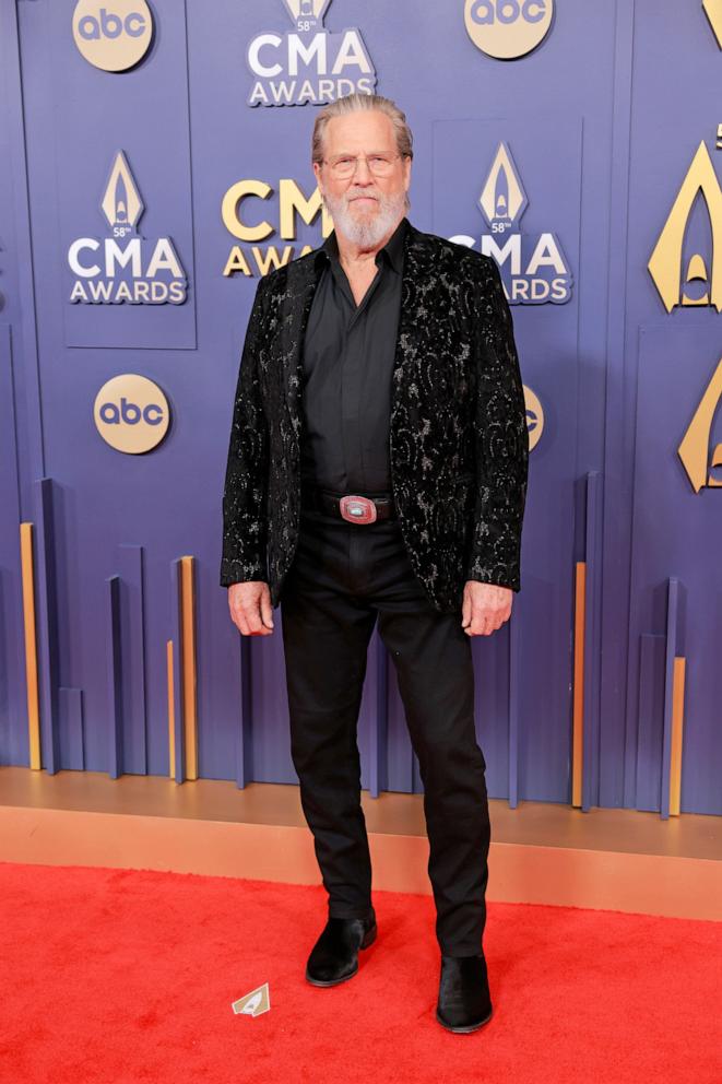 PHOTO: Jeff Bridges attends The 58th Annual CMA Awards at Music City Center, Nov. 20, 2024, in Nashville, Tenn.