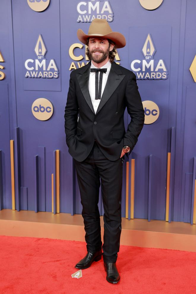 PHOTO: Thomas Rhett attends The 58th Annual CMA Awards at Music City Center, Nov. 20, 2024, in Nashville, Tenn.