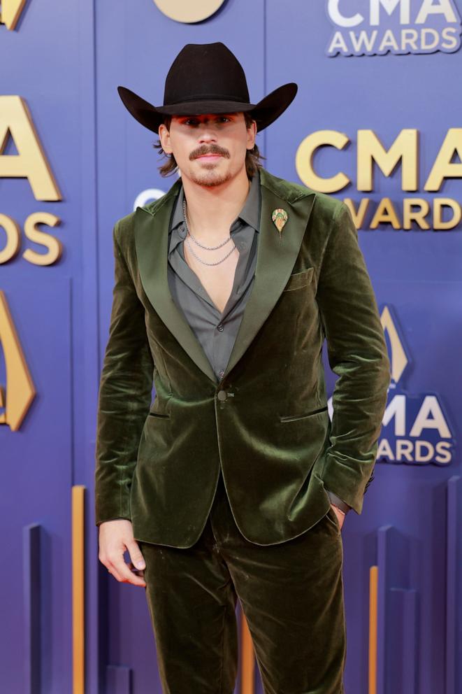 PHOTO: Tucker Wetmore attends the 58th Annual CMA Awards, Nov. 20, 2024, in Nashville.