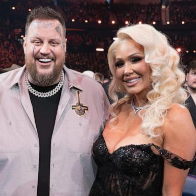 PHOTO: Jelly Roll and Bunnie XO attend the 58th Annual Country Music Association Awards at Bridgestone Arena on Nov. 20, 2024 in Nashville, Tenn.