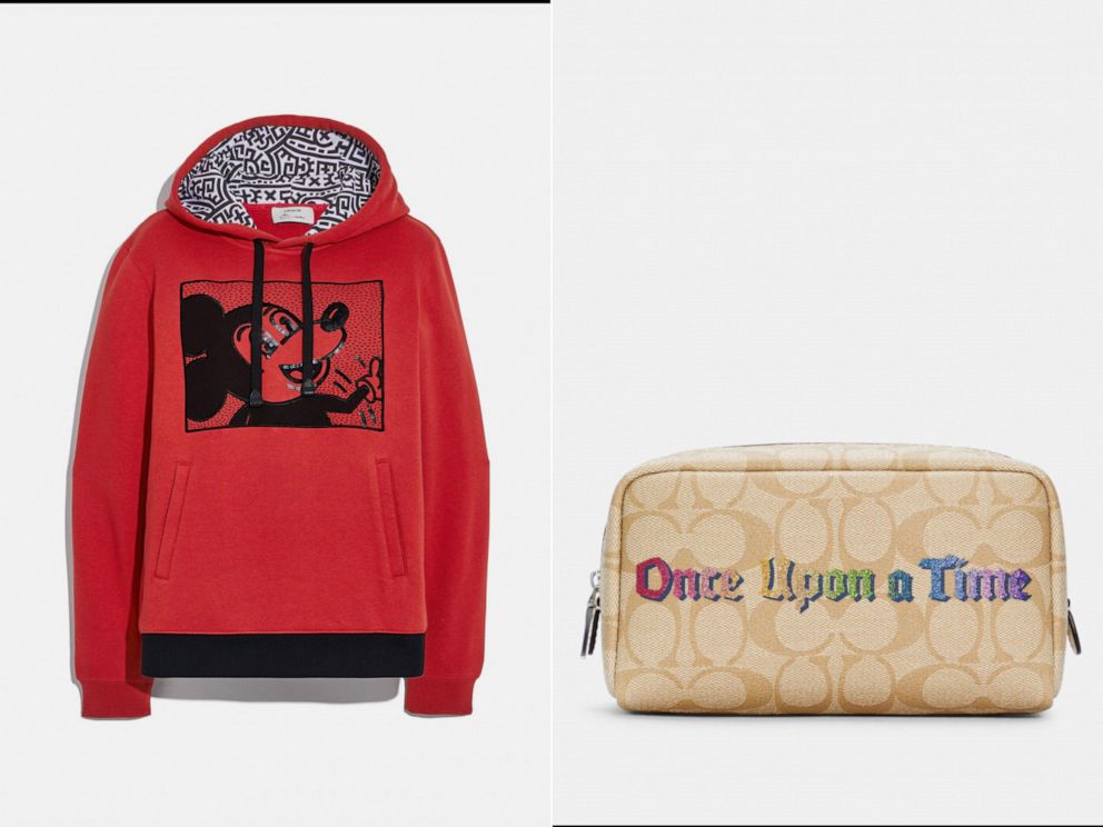 Coach disney once store upon a time makeup bag