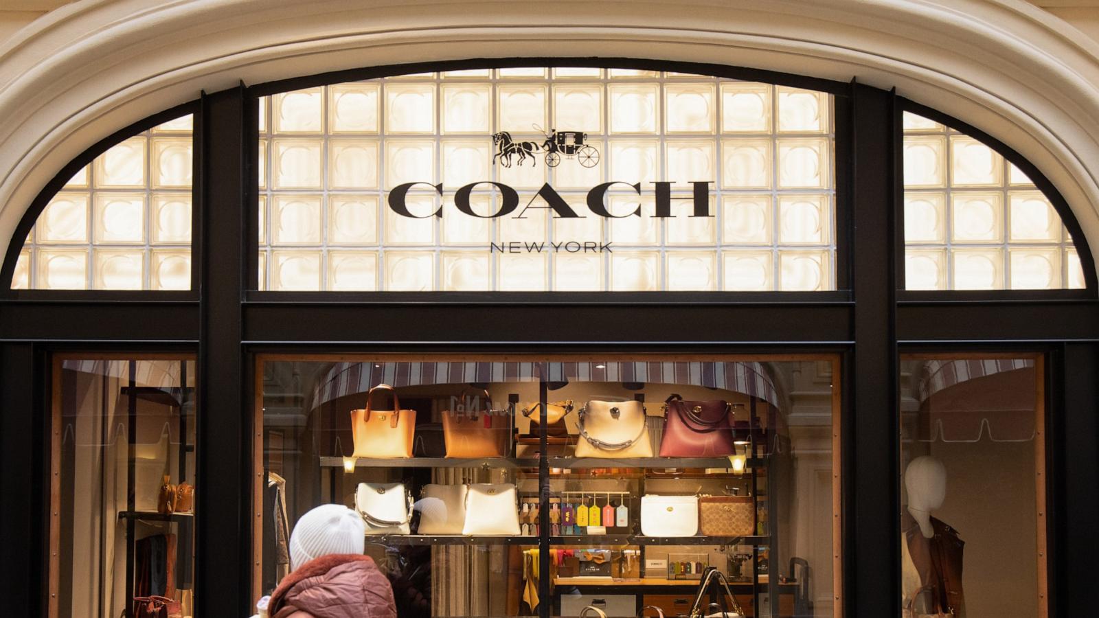PHOTO: A Coach Inc. store is seen, Feb. 23, 2022, in Moscow.