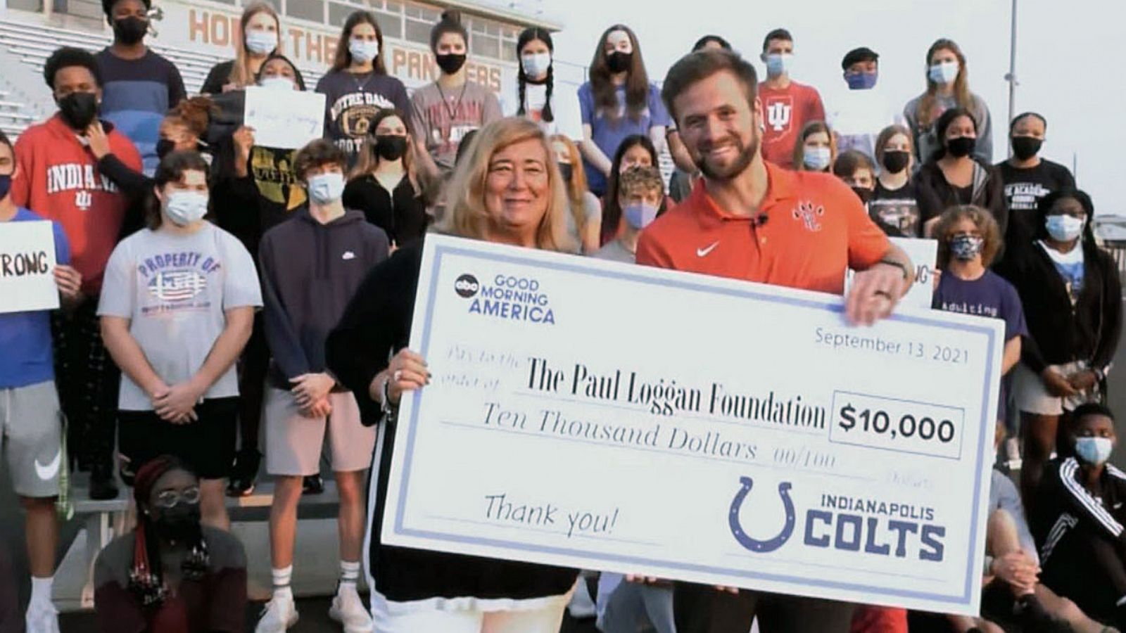 PHOTO: The Paul Loggan Foundation honors the North Central High School coach’s legacy of funding athletic programs and helping student athletes.