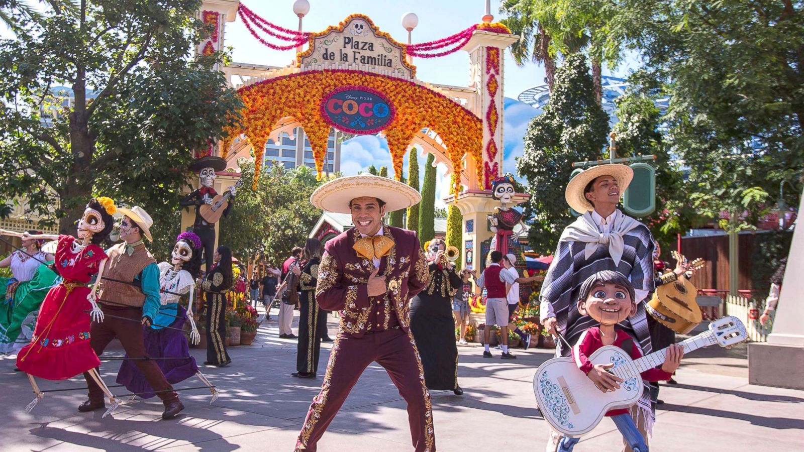 PHOTO: 'Plaza de la Familia' is a limited-time celebration at Disneyland Resort that honors the everlasting bonds of family.