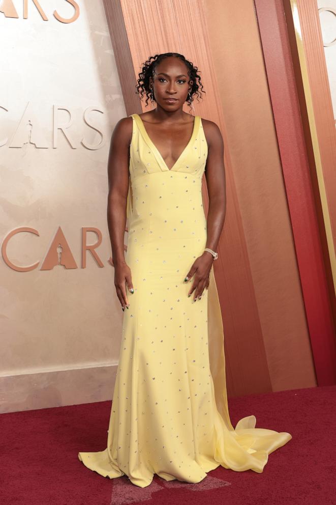 PHOTO: Coco Gauff attends the 97th Annual Oscars at Dolby Theatre, Mar. 02, 2025, in Hollywood, Calif.