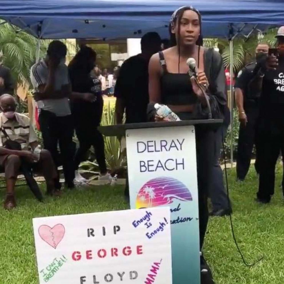 VIDEO: Coco Gauff delivers moving speech at Black Lives Matter rally in her hometown