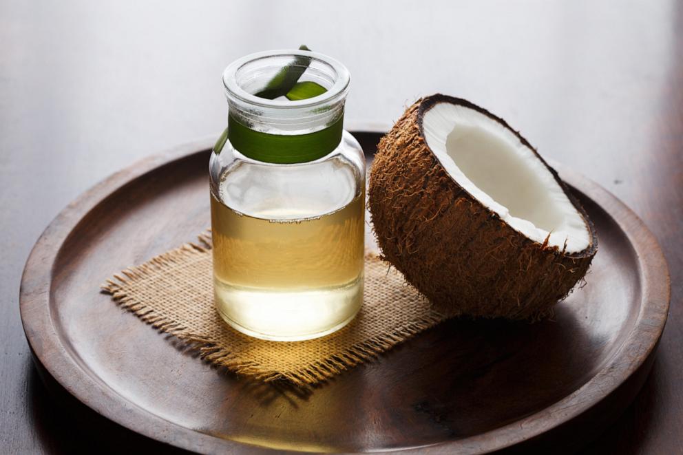 PHOTO: Coconut Oil next to a coconut in an undated stock photo. 