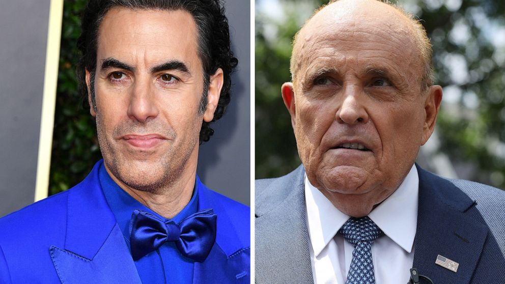 VIDEO: Sacha Baron Cohen responds to Rudy Giuliani’s claims about ‘Borat’ scene 