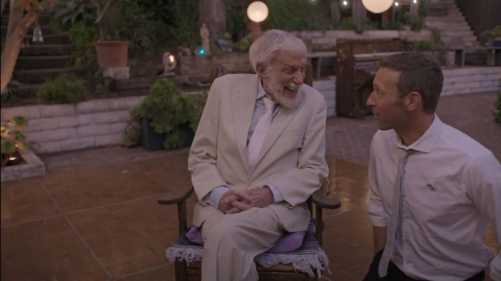 PHOTO: Dick Van Dyke and Coldplay's Chris Martin appear in this screengrab from the "All My Love" music video.