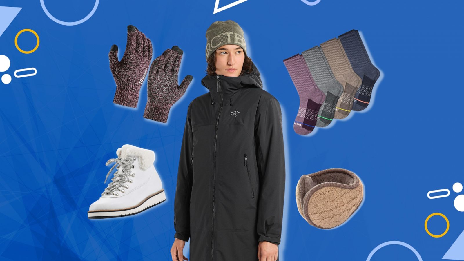 PHOTO: Apparel for cold weather.