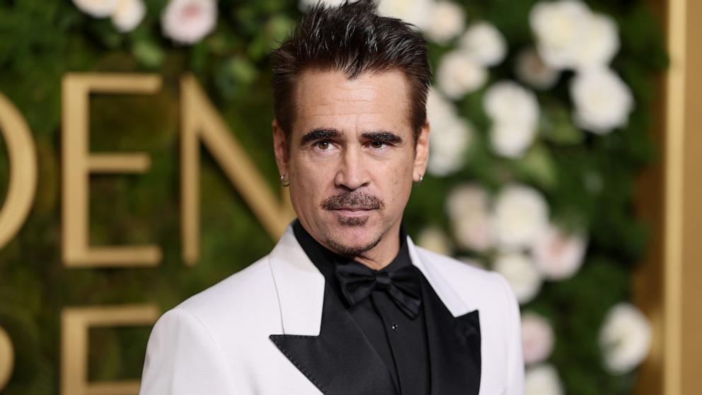 Colin Farrell attends the 82nd Annual Golden Globe Awards, Jan. 5, 2025, in Beverly Hills, Calif.PHOTO: 