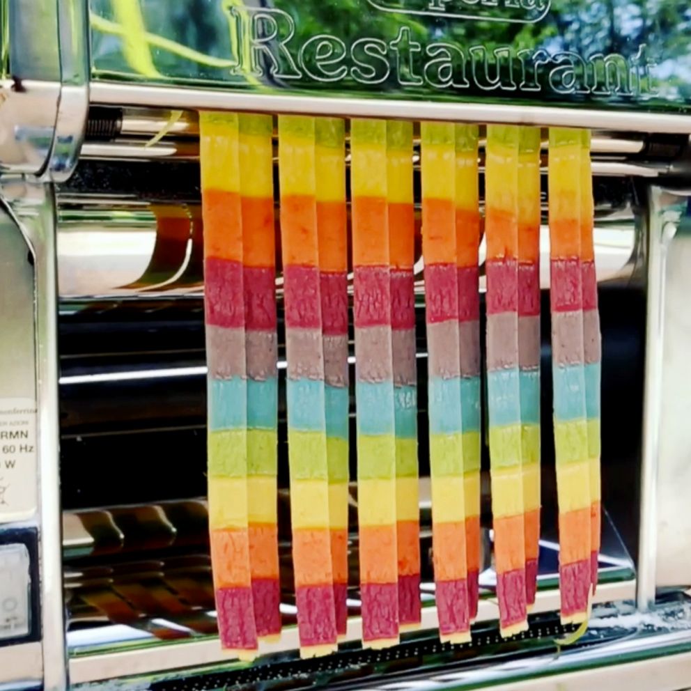 VIDEO: You won't believe these colorful pasta creations are real
