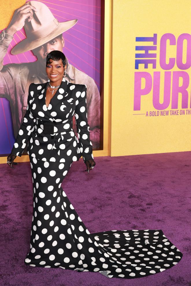 PHOTO: Fantasia Barrino-Taylor attends the world premiere of "The Color Purple" at the Academy Museum, Dec. 6, 2023, in Los Angeles.