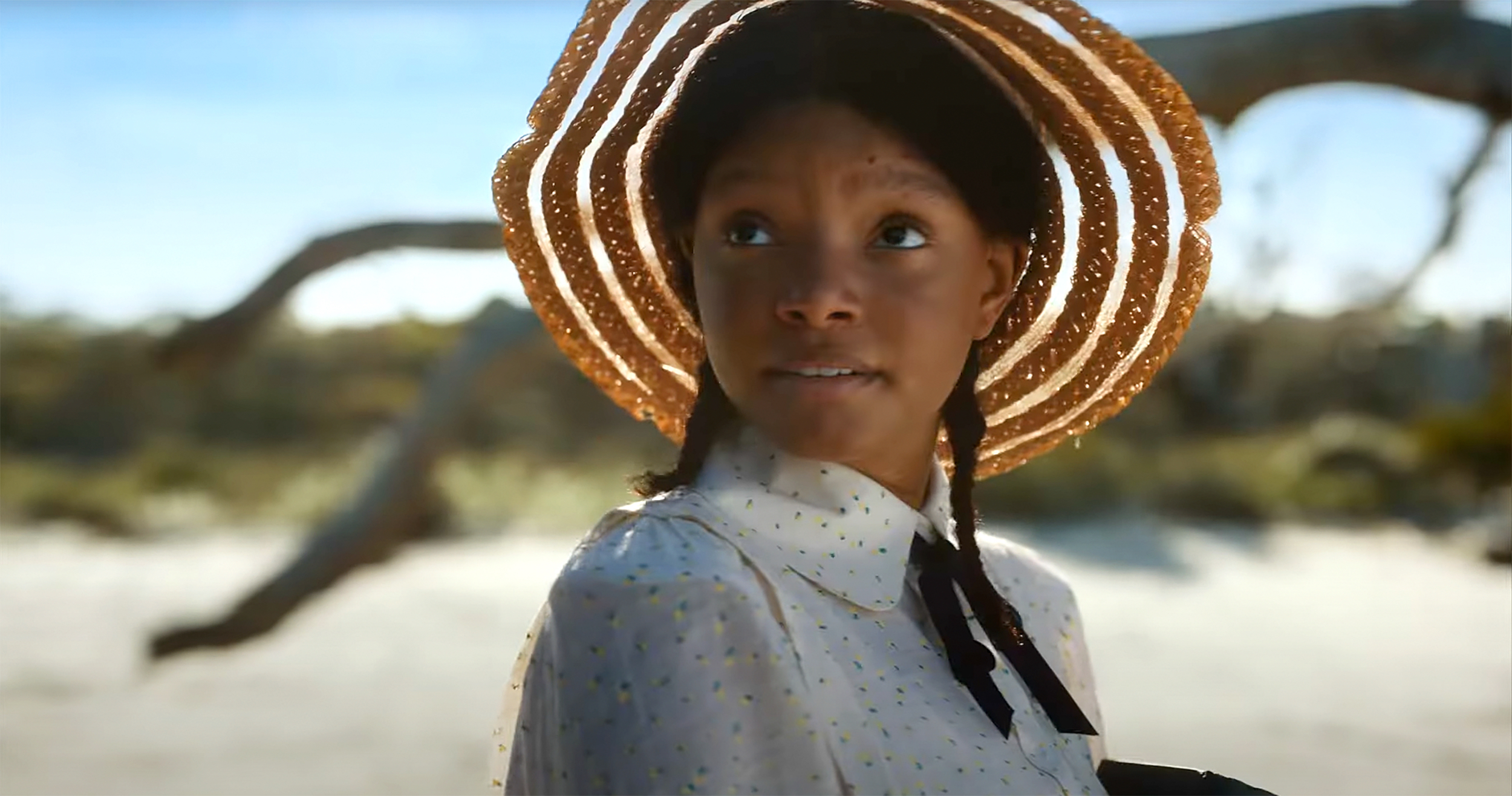 PHOTO: Halle Bailey in a scene from the movie "The Color Purple."
