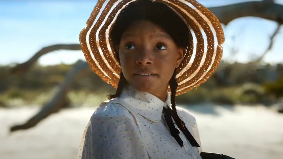 PHOTO: Halle Bailey in a scene from the movie "The Color Purple."