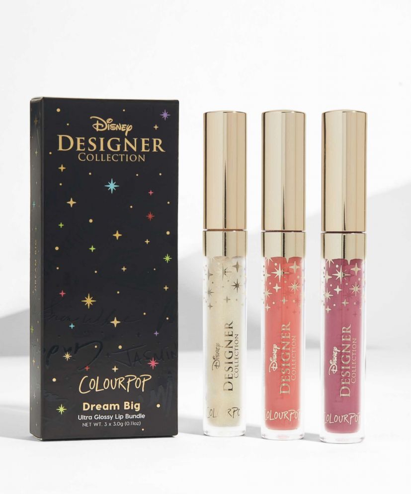 PHOTO: These three lip glosses are cleverly named Bibbidy, Bobbidy, Boo after the classic Disney movie, 'Cinderella.'