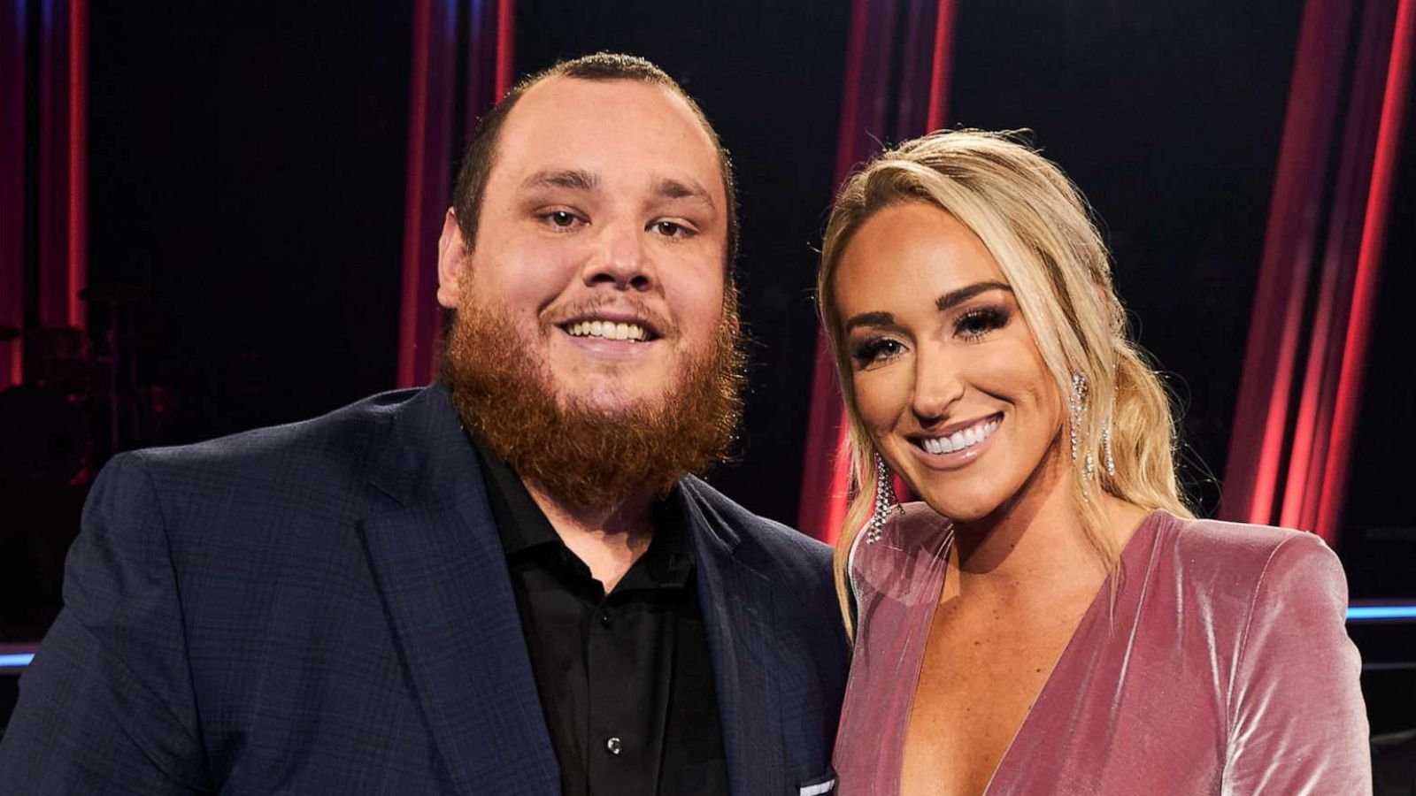 PHOTO: Luke Combs and Nicole Hocking attends the 54th Annual CMA Awards, Nov. 11, 2020, in Nashville, Tenn.