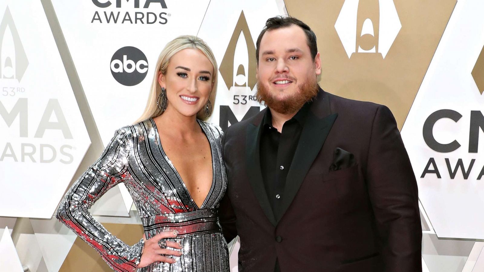 PHOTO: Nicole Hocking and Luke Combs attend the 53nd annual CMA Awards at Bridgestone Arena on Nov. 13, 2019, in Nashville, Tenn.