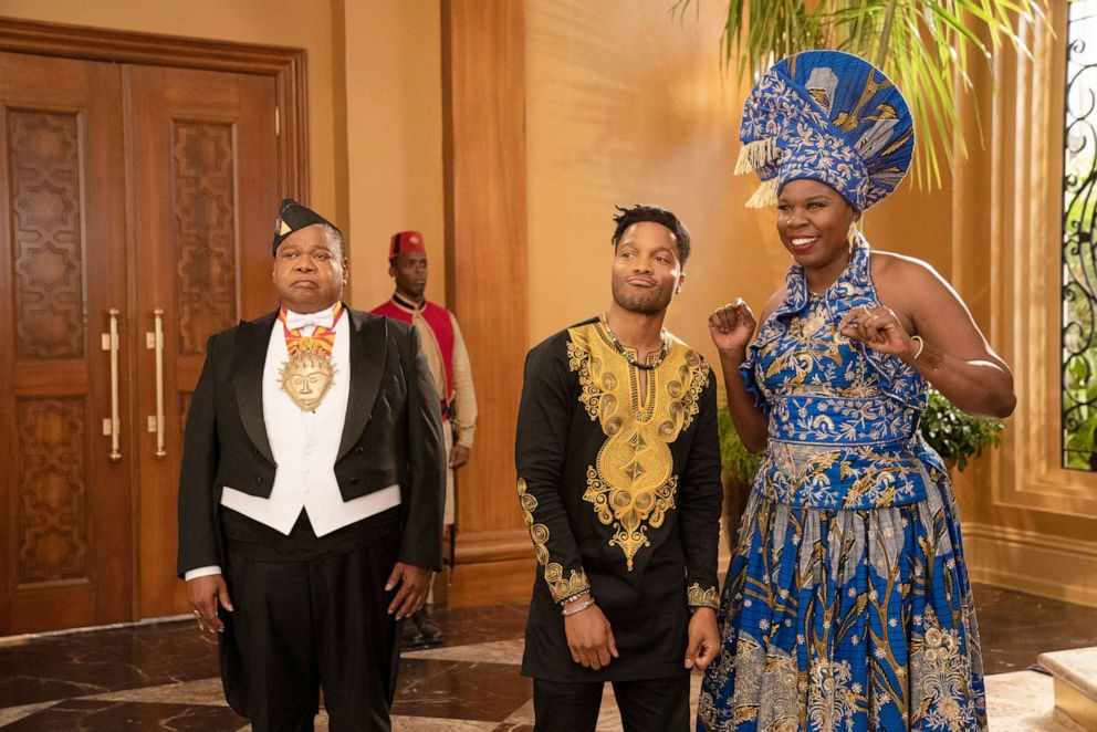 PHOTO: Leslie Jones and Jermaine Fowler  stars in "Coming 2 America".