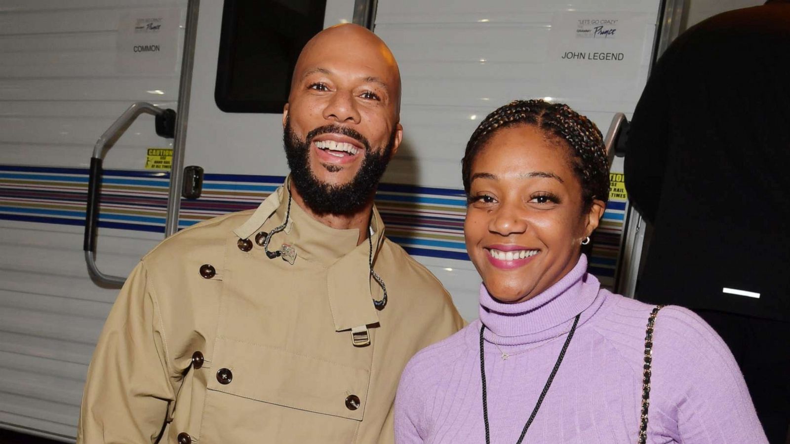 PHOTO: Common and Tiffany Haddish attend the 62nd Annual GRAMMY Awards on Jan. 28, 2020 in Los Angeles.