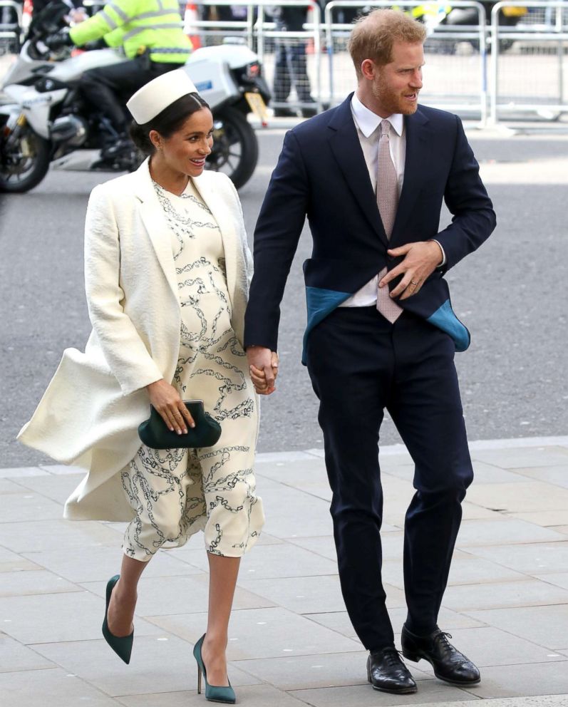 PHOTO: Meghan, Duchess of Sussex and Prince Harry, Duke of Sussex attend the Commonwealth Service on Commonwealth Day at Westminster Abbey on March 11, 2019 in London.