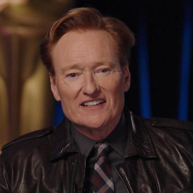 PHOTO: Conan O'Brien shares details of his role hosting the 2025 Oscars in an interview that aired Feb. 26, 2025, on "Good Morning America."