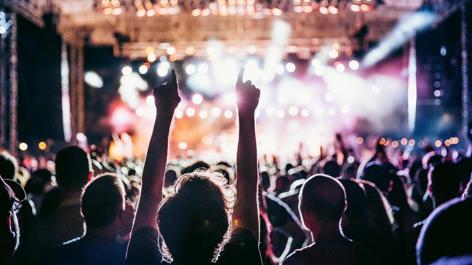 Stock photo of a concert.