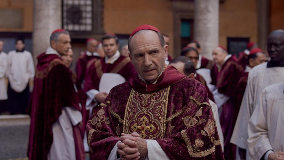 PHOTO: Ralph Fiennes stars as Cardinal Lawrence in "Conclave," 2024.