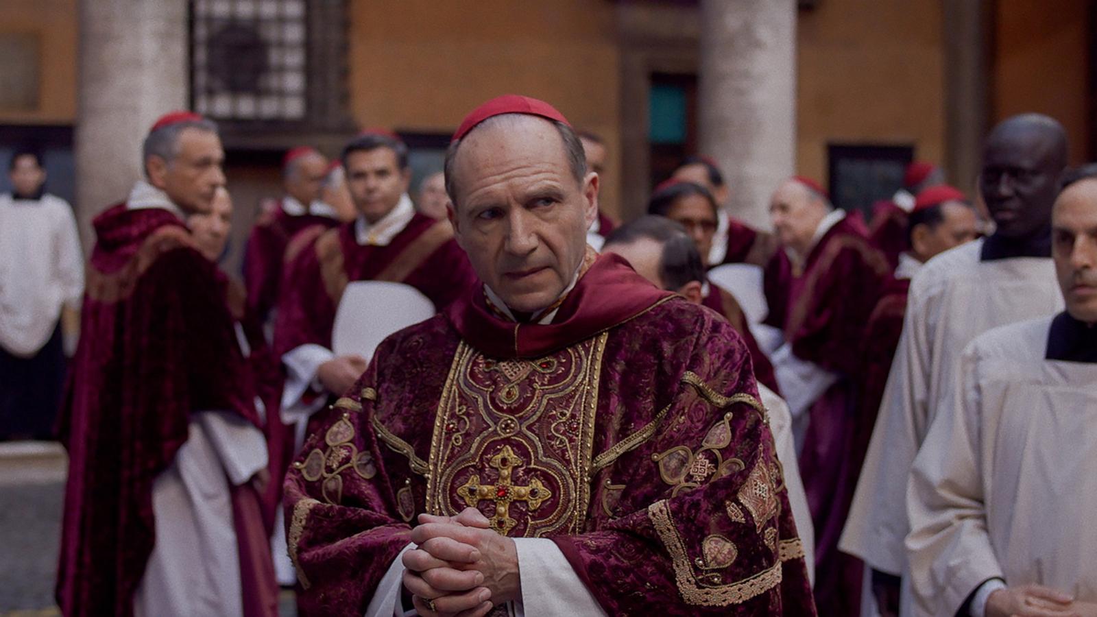 PHOTO: Ralph Fiennes stars as Cardinal Lawrence in "Conclave," 2024.