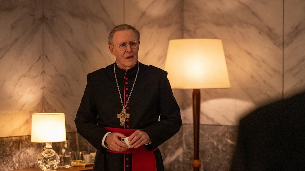 PHOTO: John Lithgow stars as Cardinal Tremblay in "Conclave," 2024. 