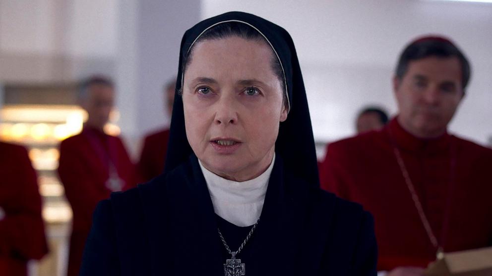 PHOTO: This image released by Focus Features shows Isabella Rossellini in a scene from "Conclave." 