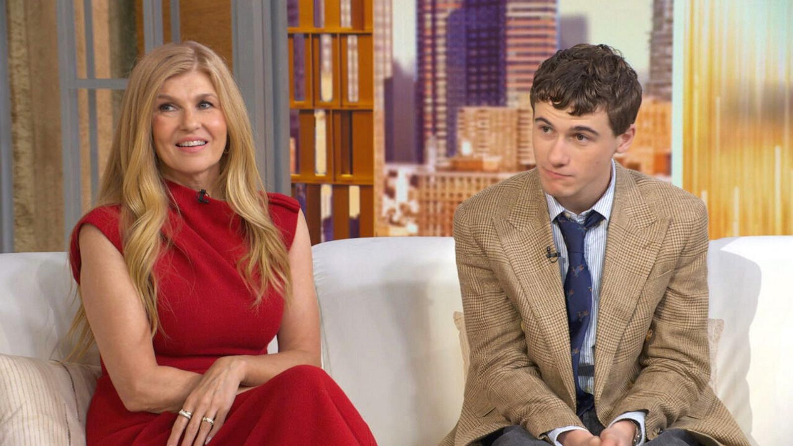 PHOTO: Connie Britton and Sam Nivola appear on "Good Morning America," on Oct. 20, 2026, in New York.